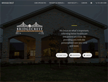 Tablet Screenshot of bridgecrestsuites.com